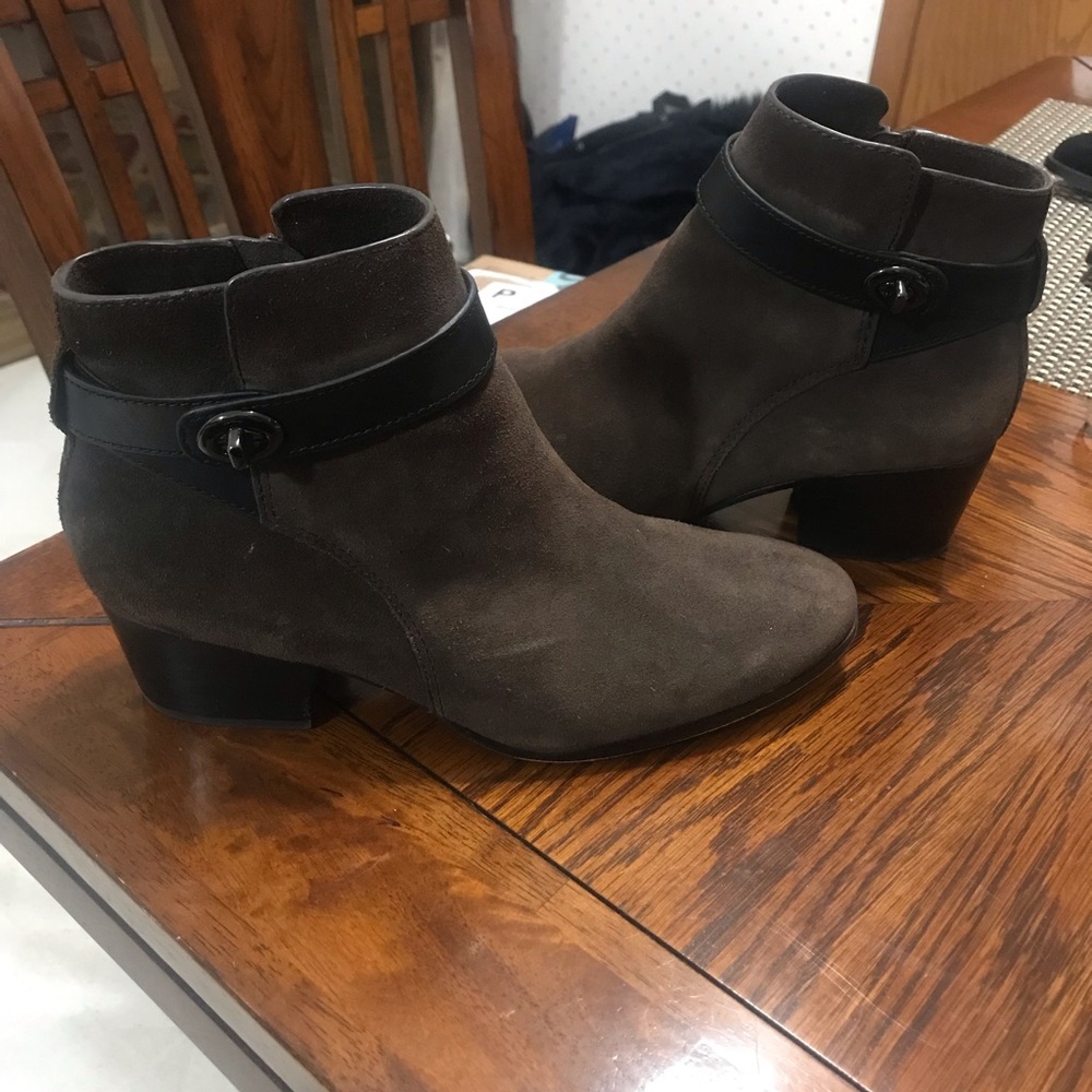 Coach brown booties